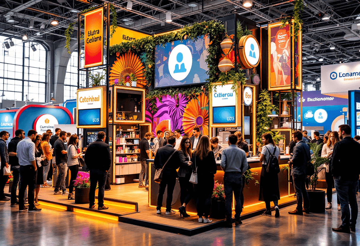 Stand événementiel thématique attractif